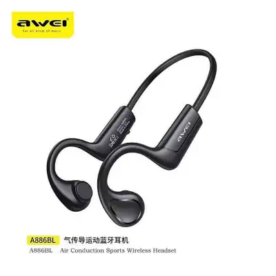 Awei A886BL Air Bone Conduction Noise-free Sport Earhooks...